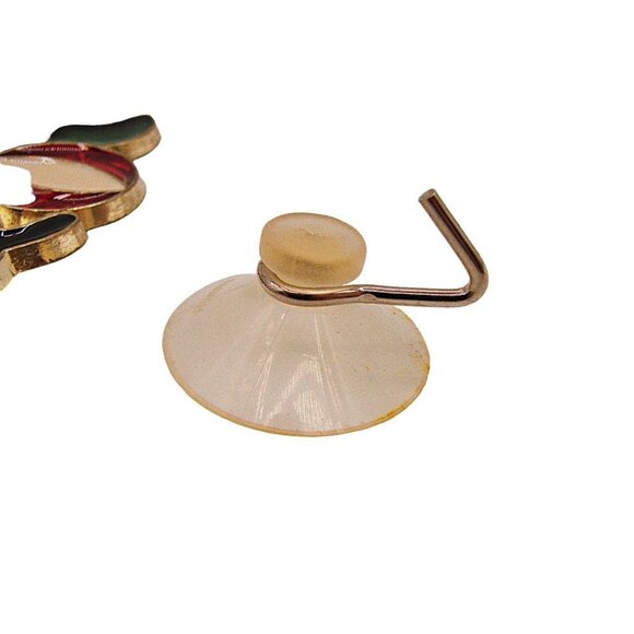 Vintage Acrylic Suncatcher Ornament Christmas Holiday Tree Window Hanging 6x4" - Picture 6 of 7